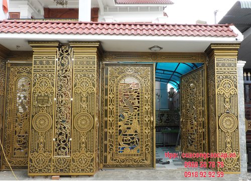 Lắp đặt cổng nhôm đúc giá rẻ, uy tín và chất lượng tốt nhất tại Kiên Giang