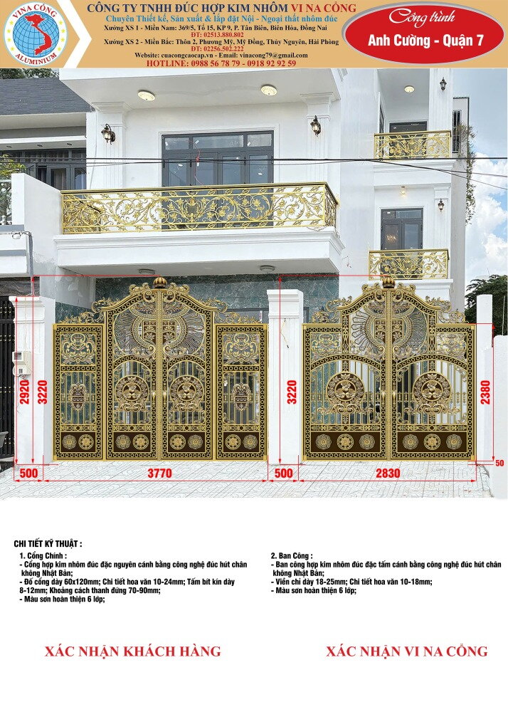 CÔNG TRÌNH 1 | ANH CƯỜNG - QUẬN 7 - TP. HỒ CHÍ MINH