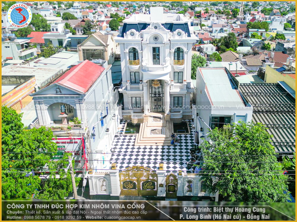 CÔNG TRÌNH BIỆT THỰ HOÀNG CUNG - LONG BÌNH (HỐ NAI) - ĐỒNG NAI