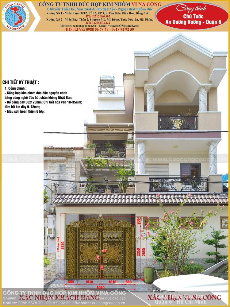 CÔNG TRÌNH CHÚ TƯỚC - QUẬN 6 - TP. HỒ CHÍ MINH
