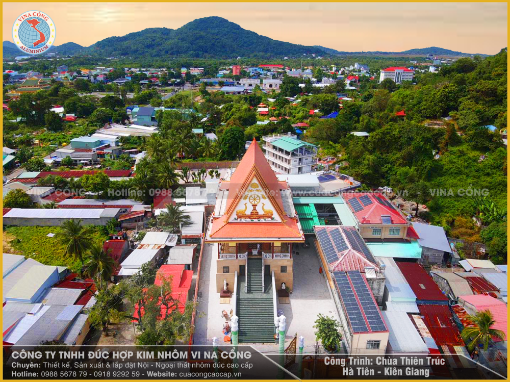 CÔNG TRÌNH CHÙA THIÊN TRÚC - HÀ TIÊN - KIÊN GIANG