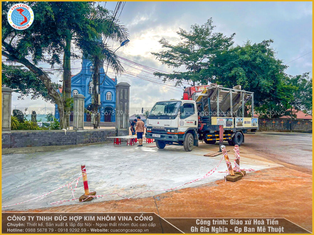 CÔNG TRÌNH GIÁO XỨ HOÀ TIẾN - GH GIA NGHĨA - GP BAN MÊ THUỘT