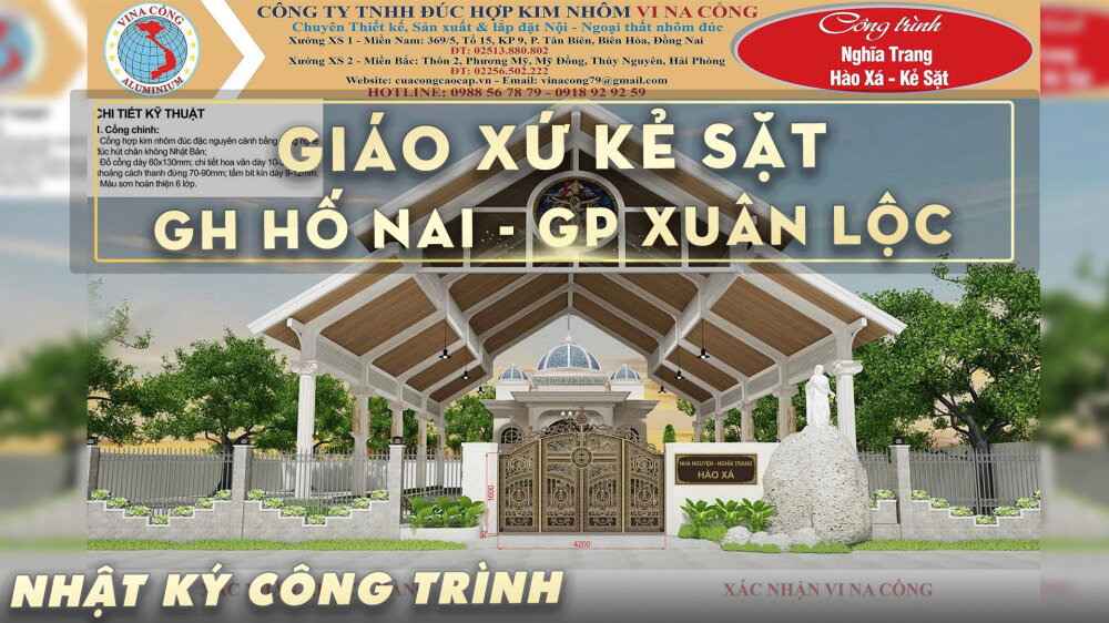 [Nhật ký công trình] GIÁO XỨ KẺ SẶT - GX HỐ NAI - GP XUÂN LỘC