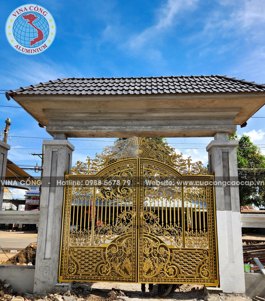 Vì sao cổng biệt thự nhôm đúc được ưa chuộng tại Nghệ An