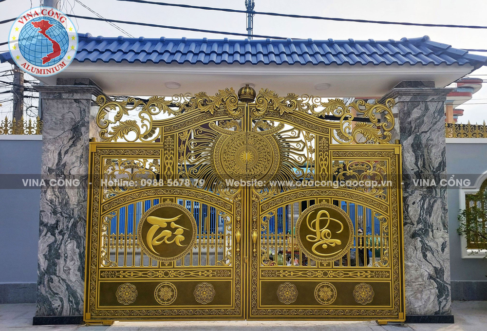 Thiết kế cổng biệt thự cổ điển