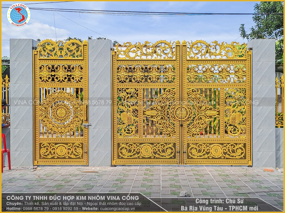 Lựa chọn màu sơn theo hướng của cổng