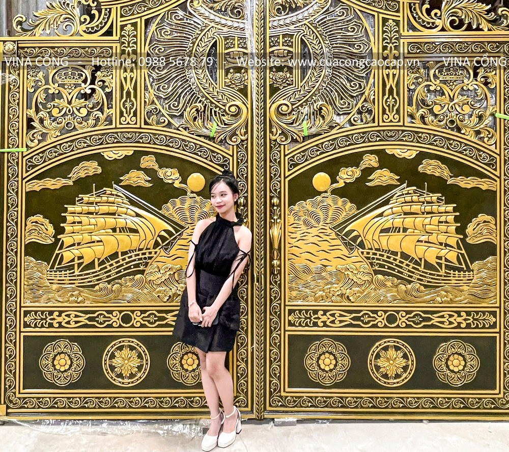 Vậy có nên chọn mẫu cổng nhôm đúc Thuận Buồm Xuôi Gió?