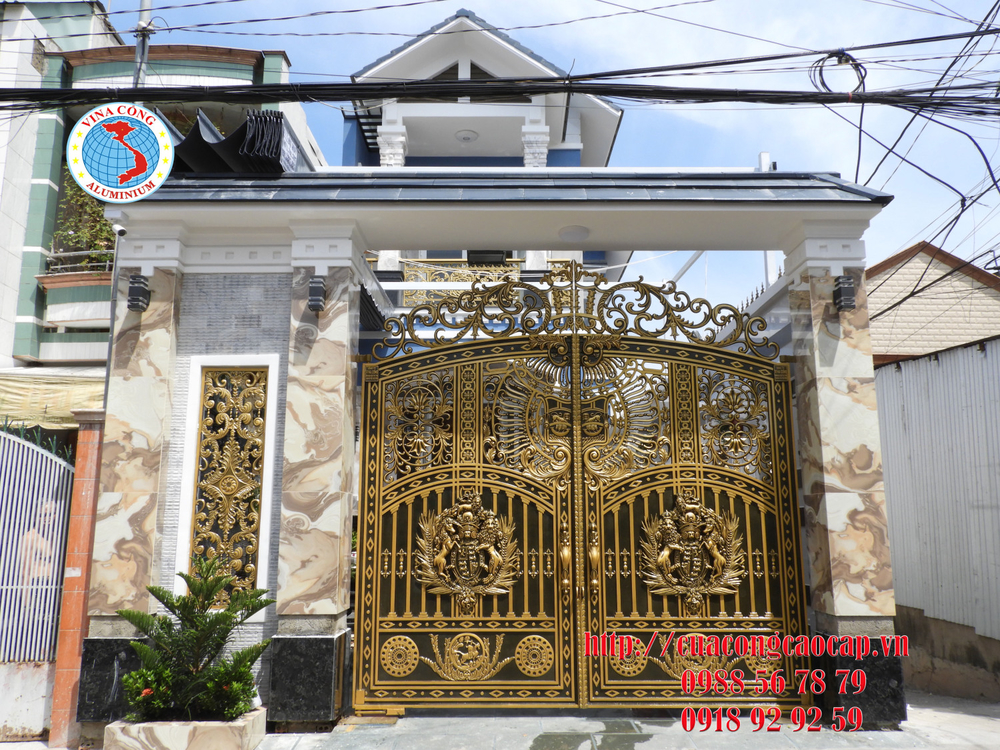 Đơn vị lắp đặt cổng nhôm đúc hàng đầu tại Thuận An