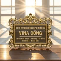 biển số nhà nhôm đúc vina cổng