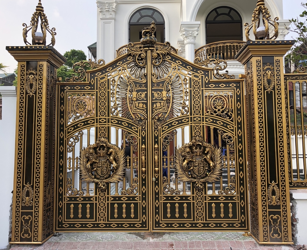 Nhận thiết kế cổng nhôm đúc tại Kiên Giang