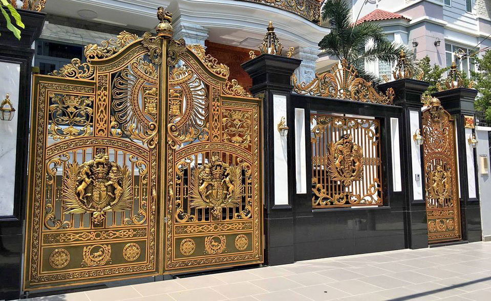 Ưu điểm nổi bật của cổng nhôm đúc Quảng Bình