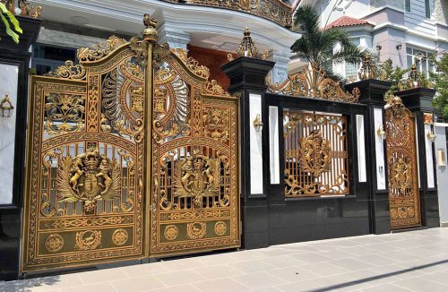 Top 10 mẫu cổng nhôm đúc đẹp tại Quảng Bình