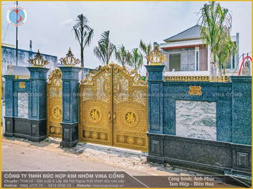 Xu thế thiết kế cổng nhôm đúc 2025