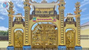 CỔNG NHÔM ĐÚC HOA SEN C47