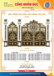 MẪU CỔNG PHÙ ĐIÊU HOA HỒNG